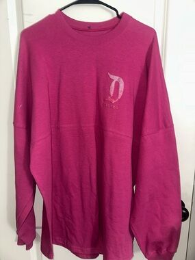 Disney Hot Pink Crewneck Sweatshirt
